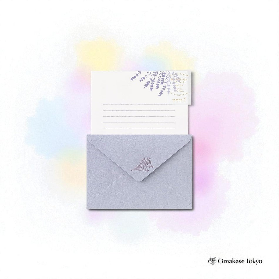 Midori 86516006 Ensemble de lettres motif lavande