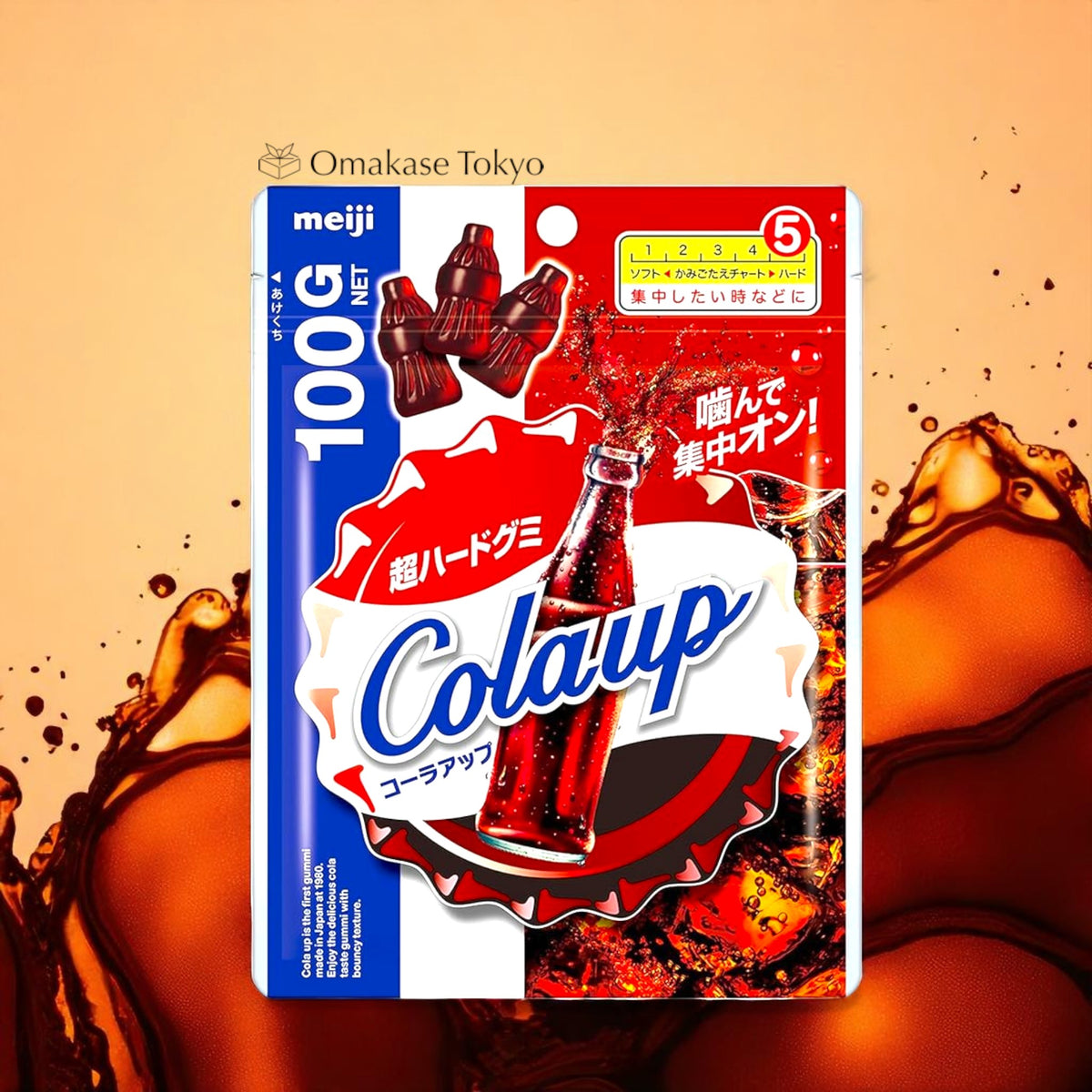 Meiji Cola-up Gummies Saveurs Cocacola