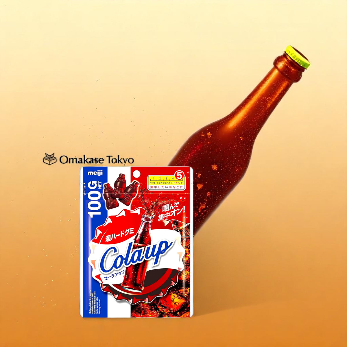 Meiji Cola-up Gummies Saveurs Cocacola