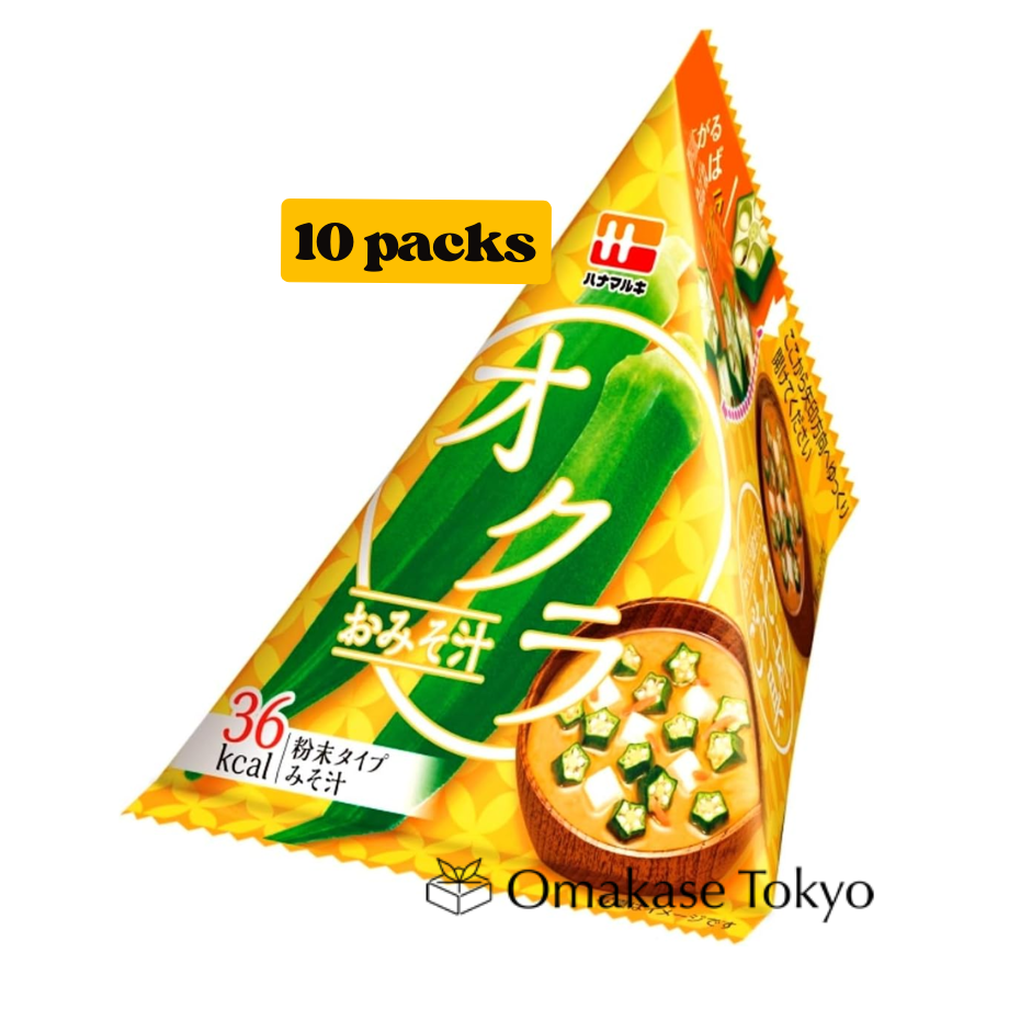 花丸木秋葵味噌汤Gochisou配料系列三角包10.1g(10包)