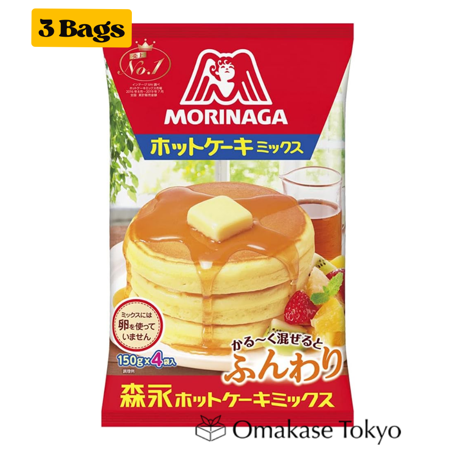 Morinaga Hot Cake Mix 600g × 3 bags