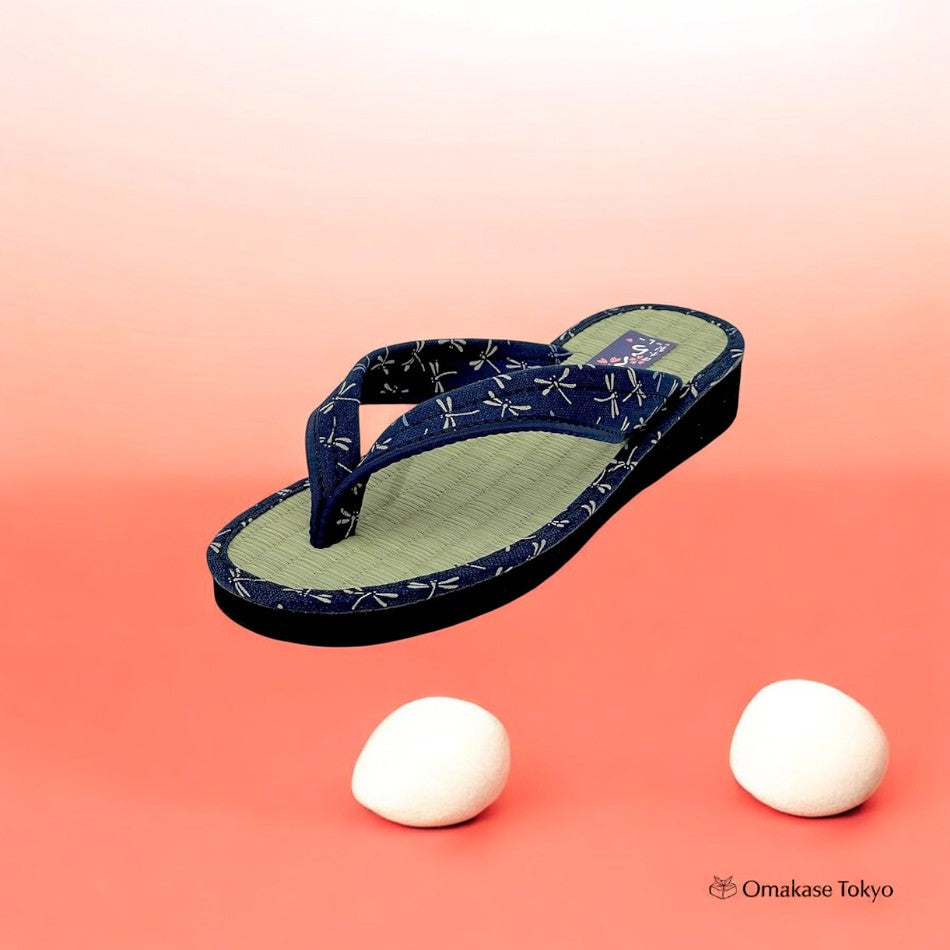 Daimyo Shokai Tatami Folding Sandals Navy
