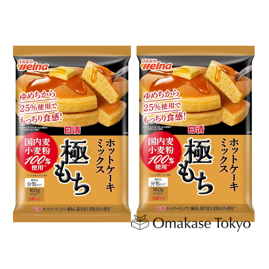 NISSIN 制粉 Welna 热蛋糕粉 100% 小麦粉 480g × 2 件