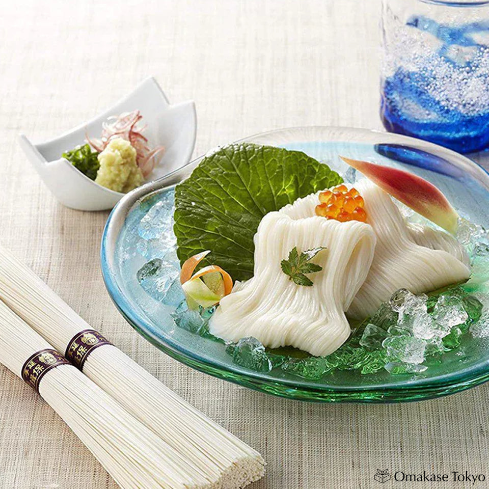 Nouilles Somen japonaises faites à la main Ibonoito 300g