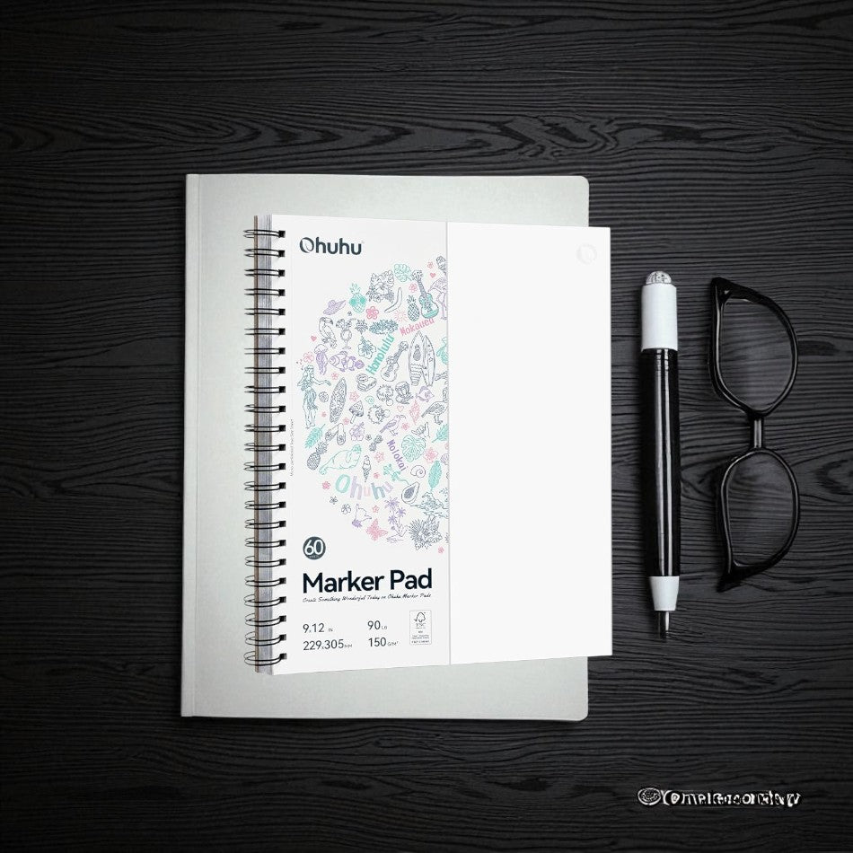 Ohuhu Marker Carnet de croquis 60 feuilles/120 pages