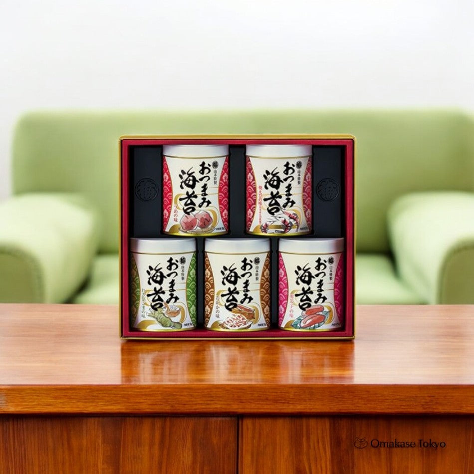 什锦零食海苔5罐套装