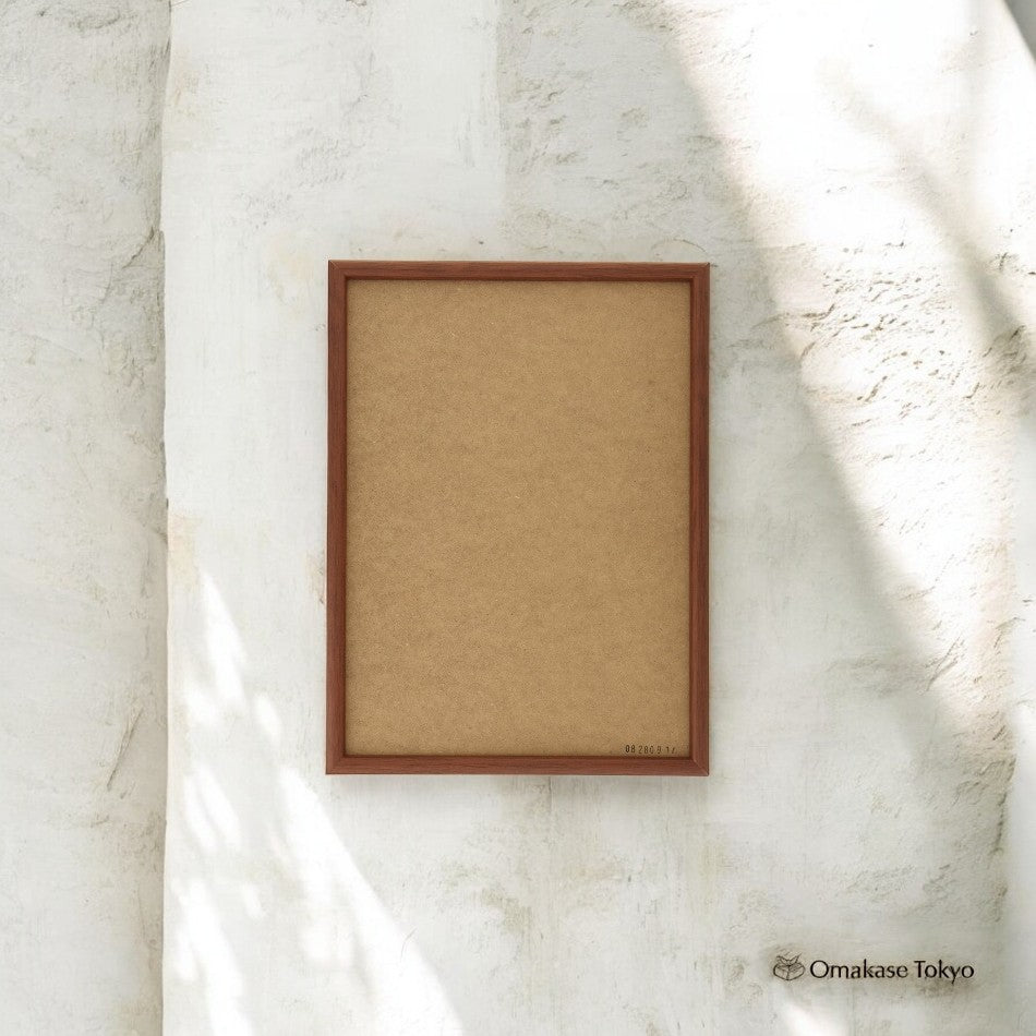 Plaque de calligraphie en bois Nakabayashi