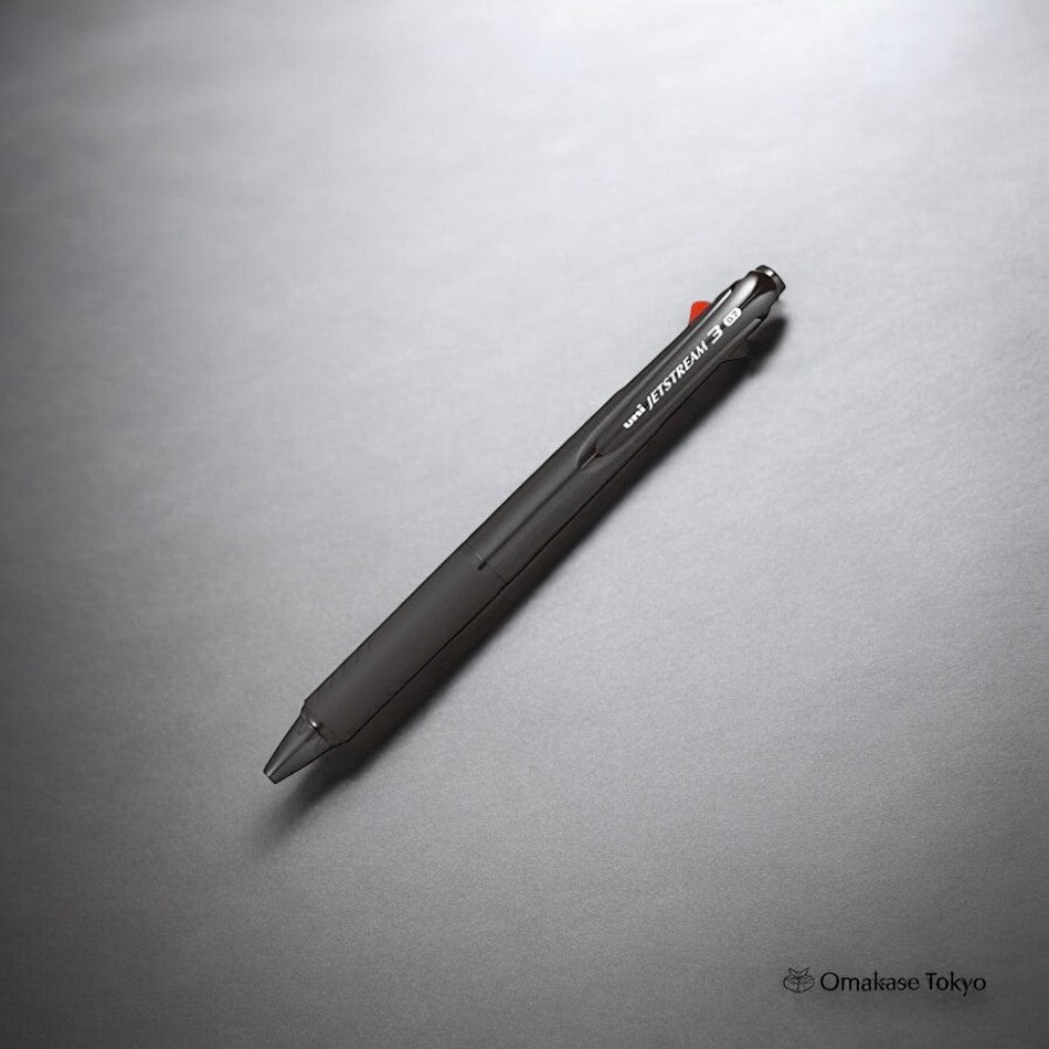 Stylo à bille Uni Jetstream 3 couleurs, encre rouge, bleue et noire