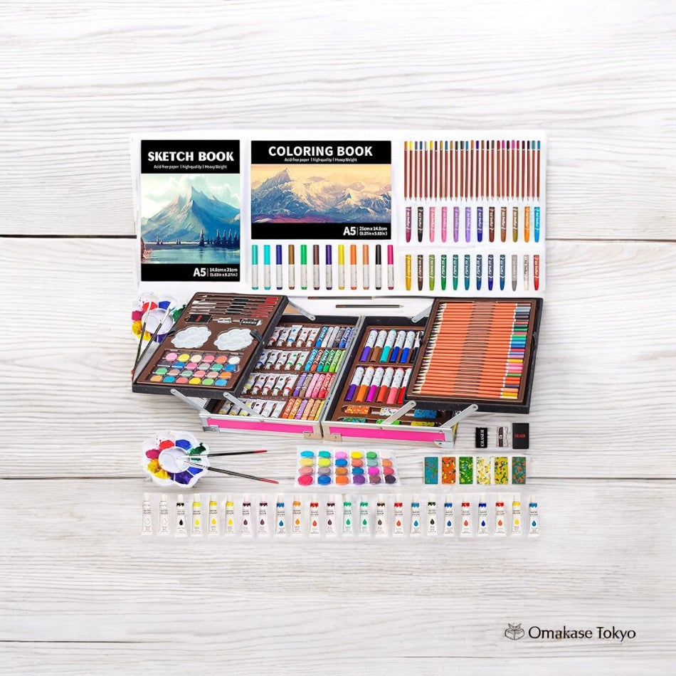 KINSPORY 139-Piece Deluxe Art & Craft Painting Set