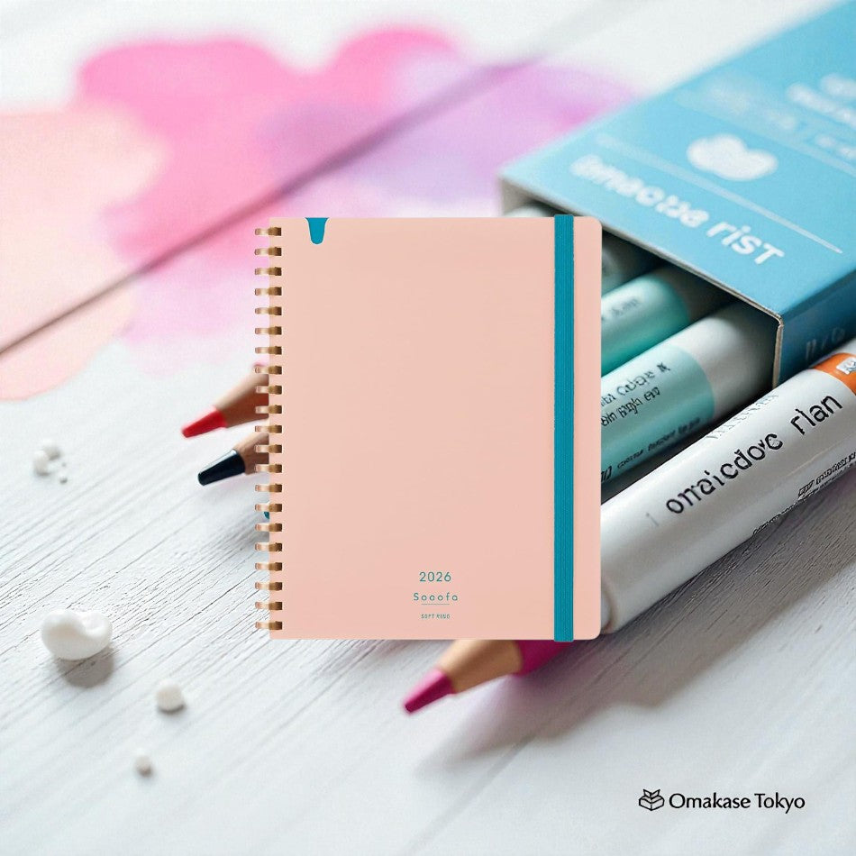 Kokuyo Sooofa Diary Carnet à anneaux souples – Taille B6