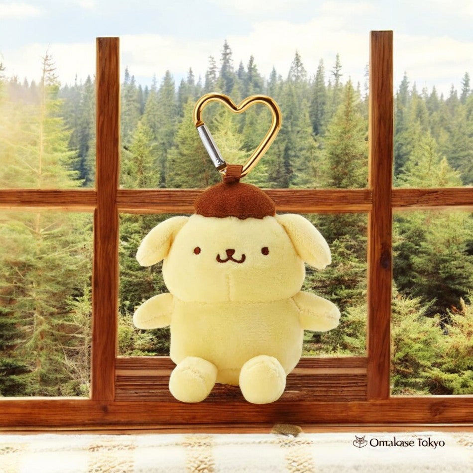 Mini breloque en peluche Sanrio Pompompurin