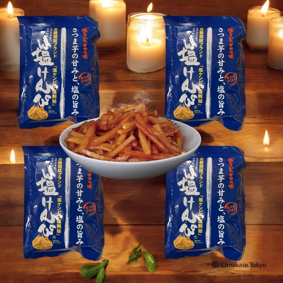 Bâtonnets de patate douce salée 4 paquets