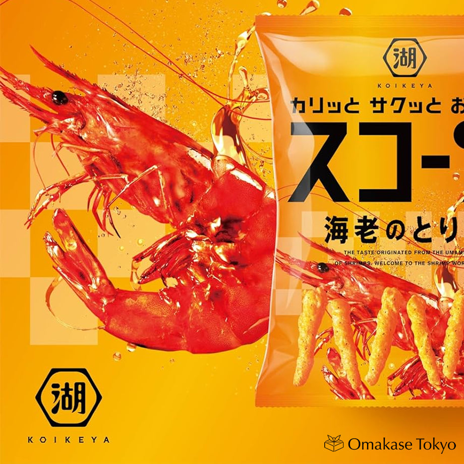 Koikeya 蔑视虾诱惑玉米零食 73g