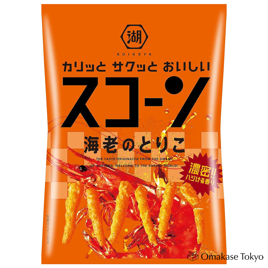Koikeya 蔑视虾诱惑玉米零食 73g
