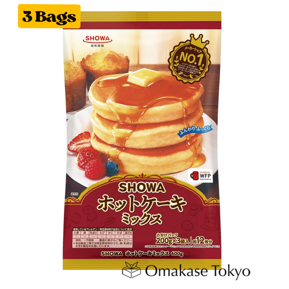 SHOWA 热蛋糕粉 600g (200g × 3 袋)