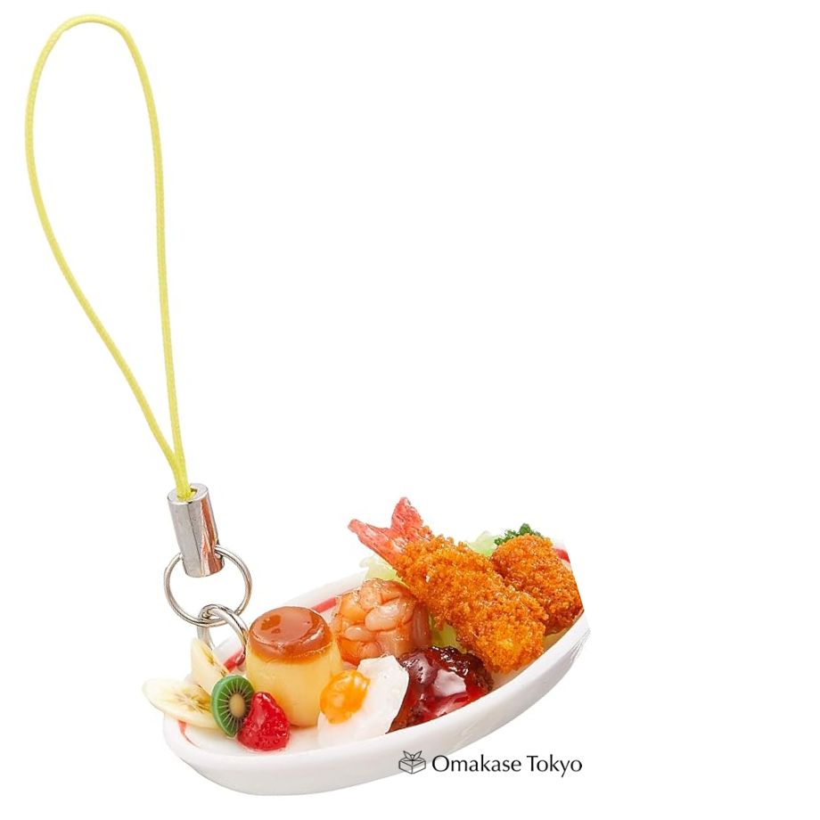 Food Sample Mobile Strap Okosama Lunch (Kids Meal)
