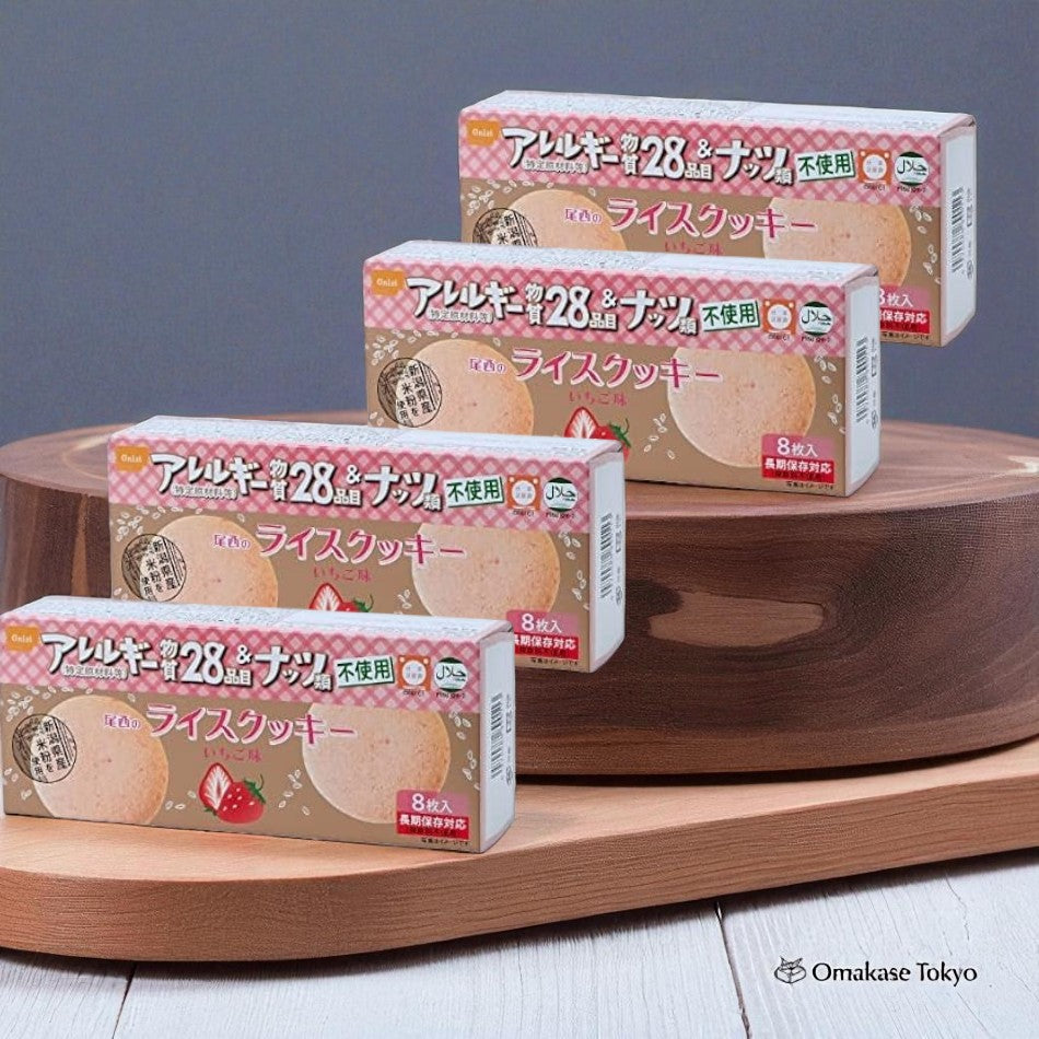 Bisai Foods 米饼,草莓味 4 盒