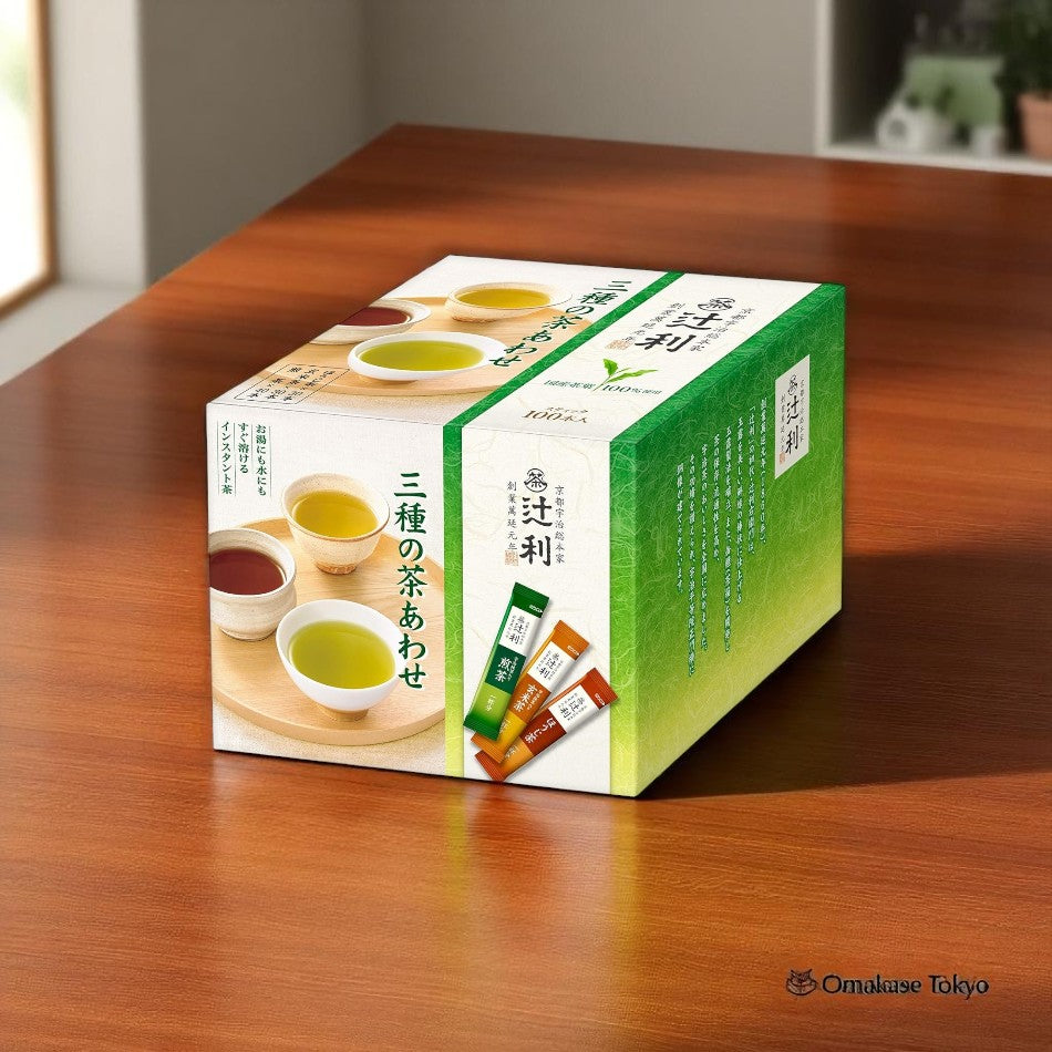 Tsujiri Instant Tea 3 Flavors 100P