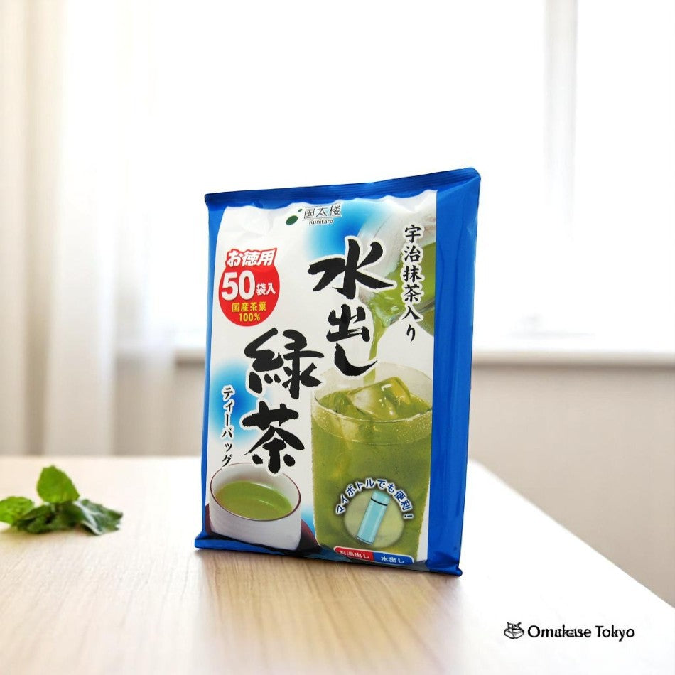 Kokutaro Uji Matcha Thé infusé à froid 100 sachets