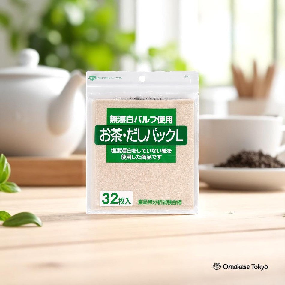 日本制造棉质茶叶过滤袋 60 袋 x4