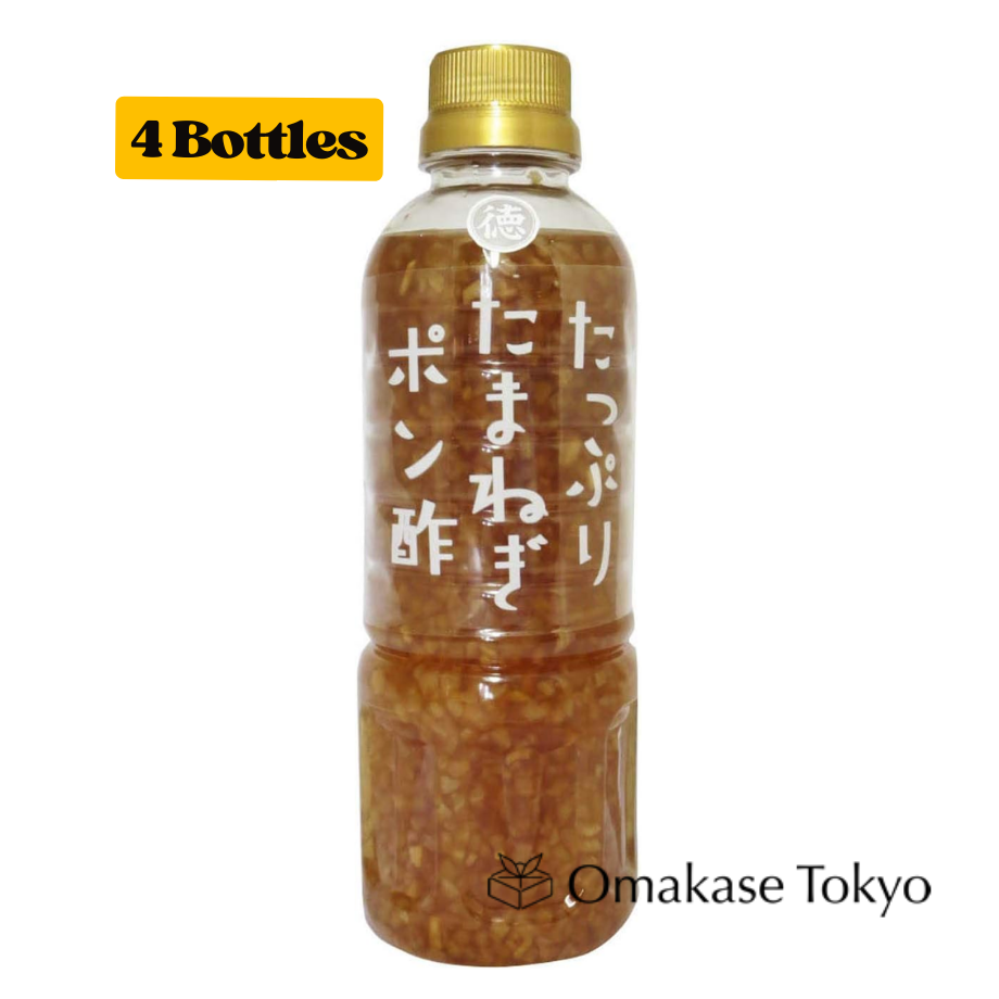Tokushima Industry Ponzu riche en oignons 400 ml × 4