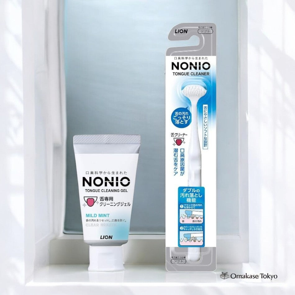 Ensemble Nettoyant Langue NONIO + Gel Nettoyant Langue Blanc