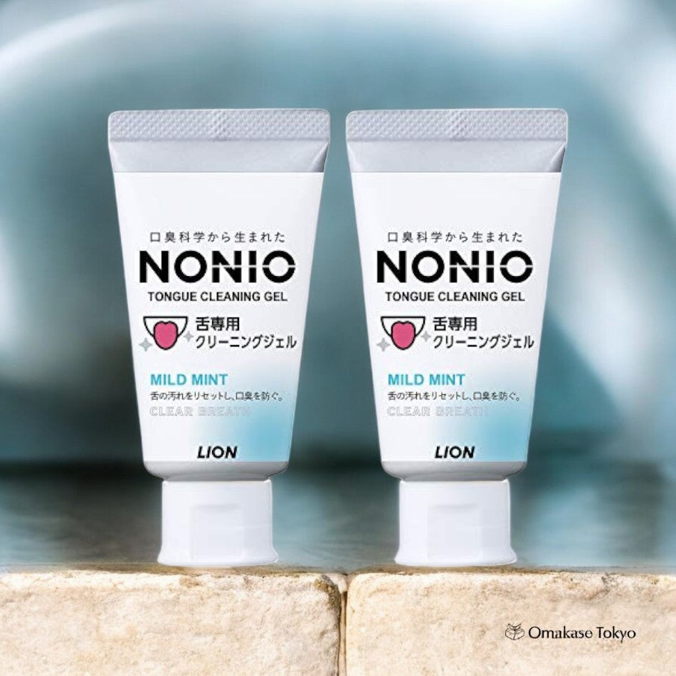 NONIO Gel Nettoyant Langue Menthe Douce 45g (paquet de 2)
