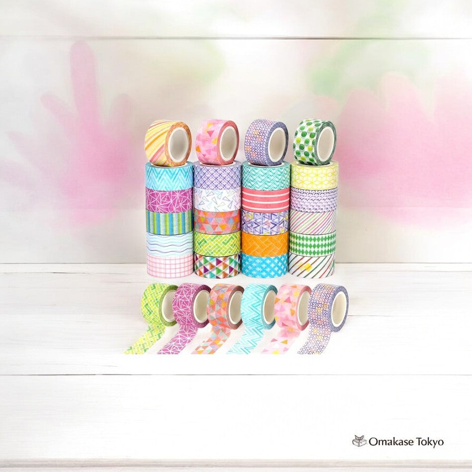 Ensemble de ruban adhésif Washi décoratif AUGSHYO – 24 rouleaux