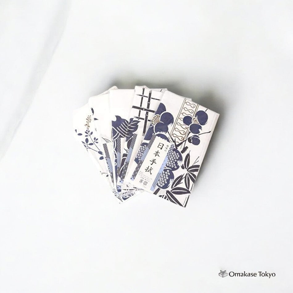 100% Cotton Japanese Tenugui 5-Piece Set