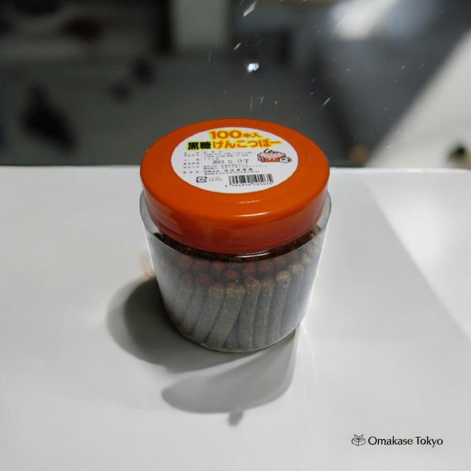 Takadaya Seika Bâtonnets de Genkotsu à la cassonade – 100 pièces