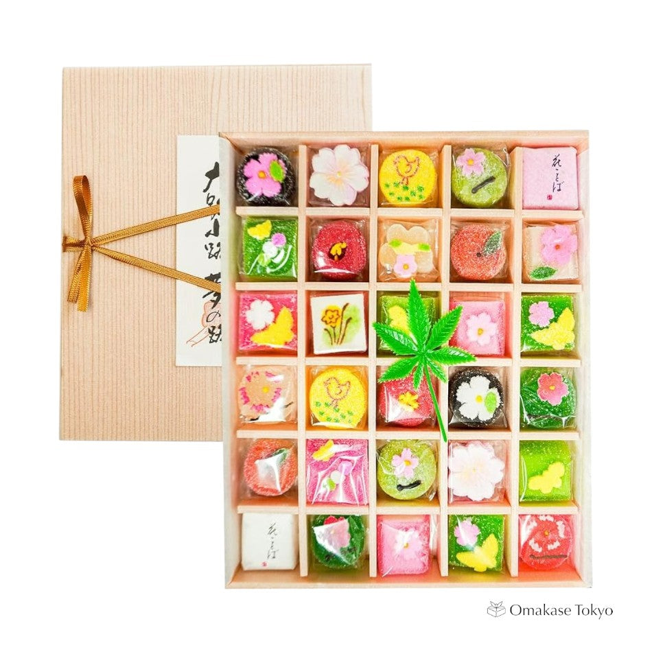 Assortiment Fukuya Hanazono Jelly & Rakugan (30 pièces)