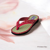 Daimyo Shokai Tatami Folding Sandals 3560 Red