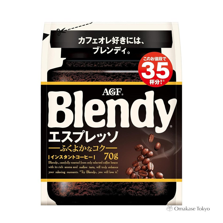 Recharge de café instantané AGF Blendy Espresso Café au Lait