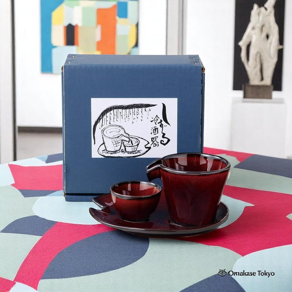 Ensemble à saké Ale-net Mino Ware
