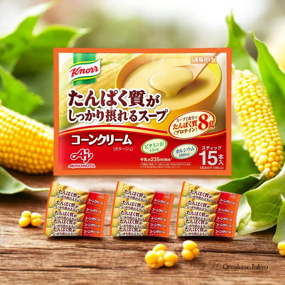 Knorr Protein-Rich Soup Corn Cream 15 Stick Pack