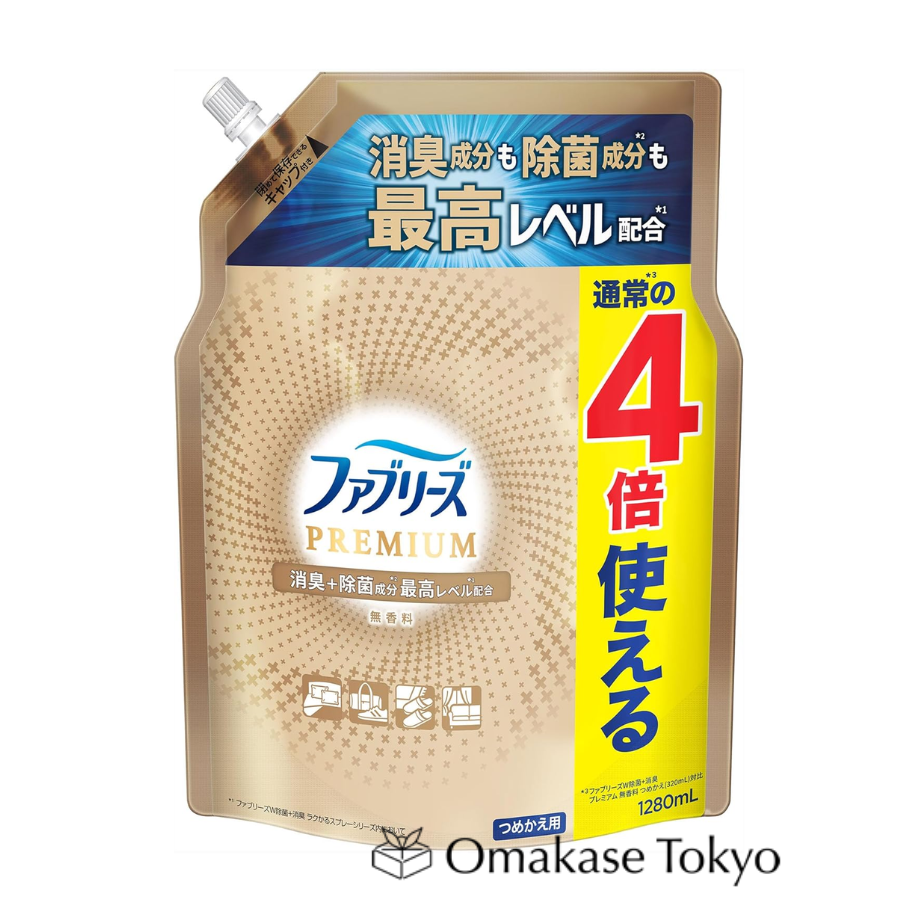 Febreze 织物清新剂 PREMIUM 无香补充装 1280mL