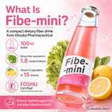 Otsuka Fibe Mini 30-Pack | Refreshing Japanese Fiber Drink with 300mg Vitamin C