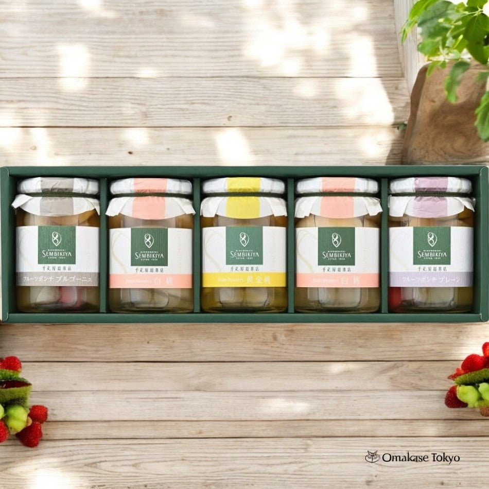 Ginza Sembikiya Fruit Jar Variety 5 set