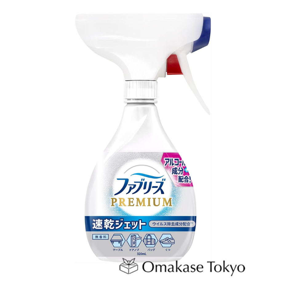 Febreze 织物清新剂 PREMIUM 速干 无香型含酒精 320mL