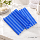 Japanese Exfoliating Towel – OHE Hard Ultra Long Body Towel, Blue