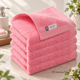 Japanese Exfoliating Towel – Imabari Nico Face Towels Set of 5