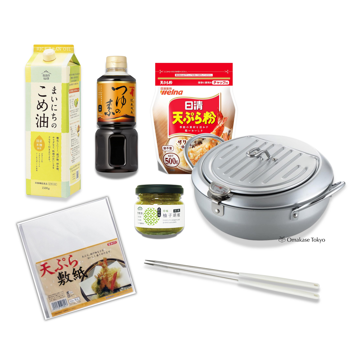 Ensemble de cuisson Tempura Easy Starter avec kit d'ingrédients Tempura