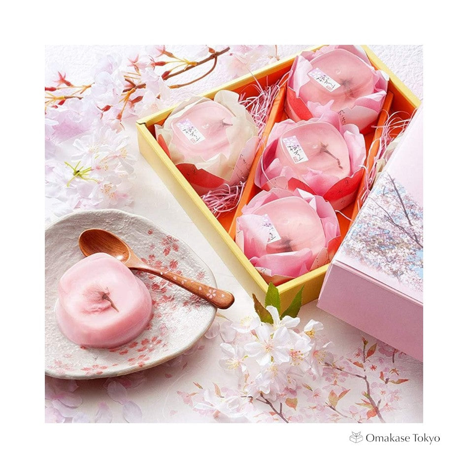 Fleurs de cerisier Sakura, cadeau bonbons japonais 5 pièces
