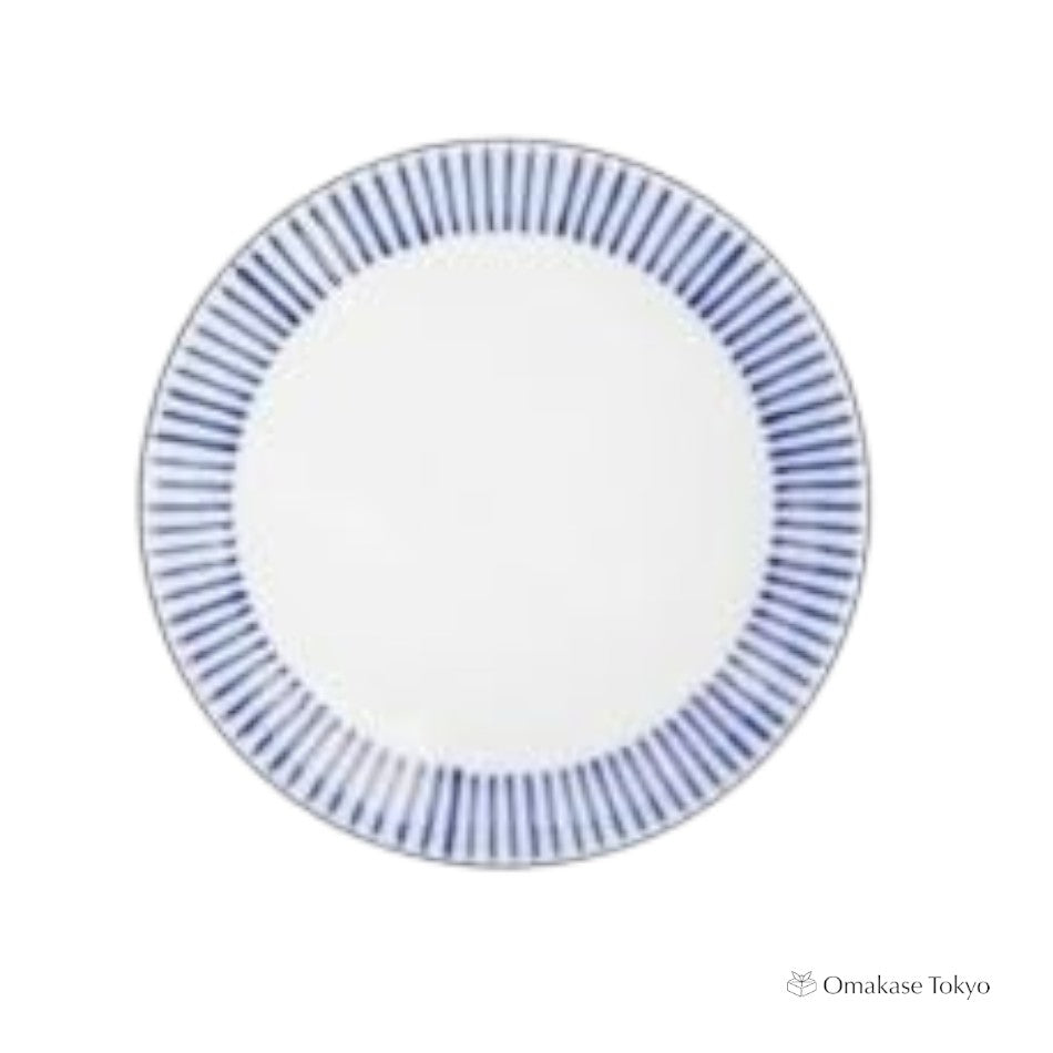 Tobeyaki Baizan Kiln 5 Sun Round Plate Tokusa
