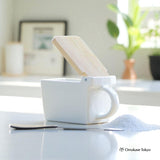 ZERO JAPAN Récipient de Cuisine Blanc BST17 WH Boîte à Sel