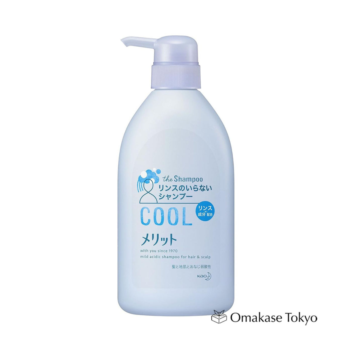 Merit Cool Shampoo Pump 480ml