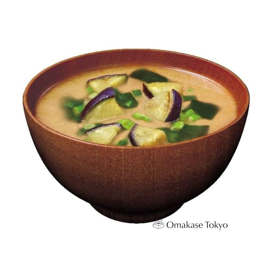 Soupe miso lyophilisée Marukome Aubergines frites 6 portions x 6 sachets
