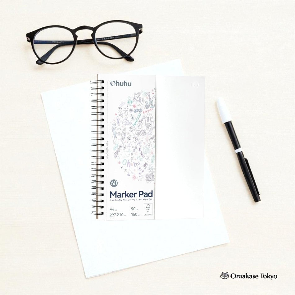 Ohuhu Marker Carnet de croquis 60 feuilles/120 pages