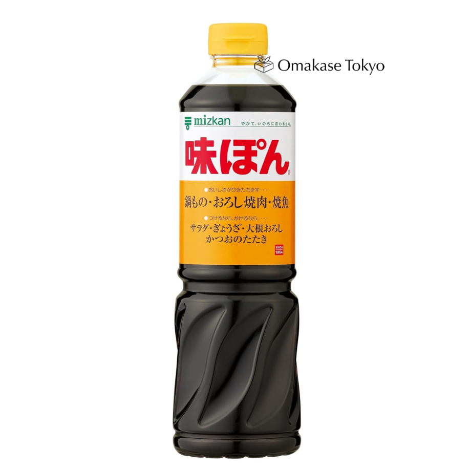 Sauce soja assaisonnée aux agrumes Mizkan Ajipon Ponzu 800 ml