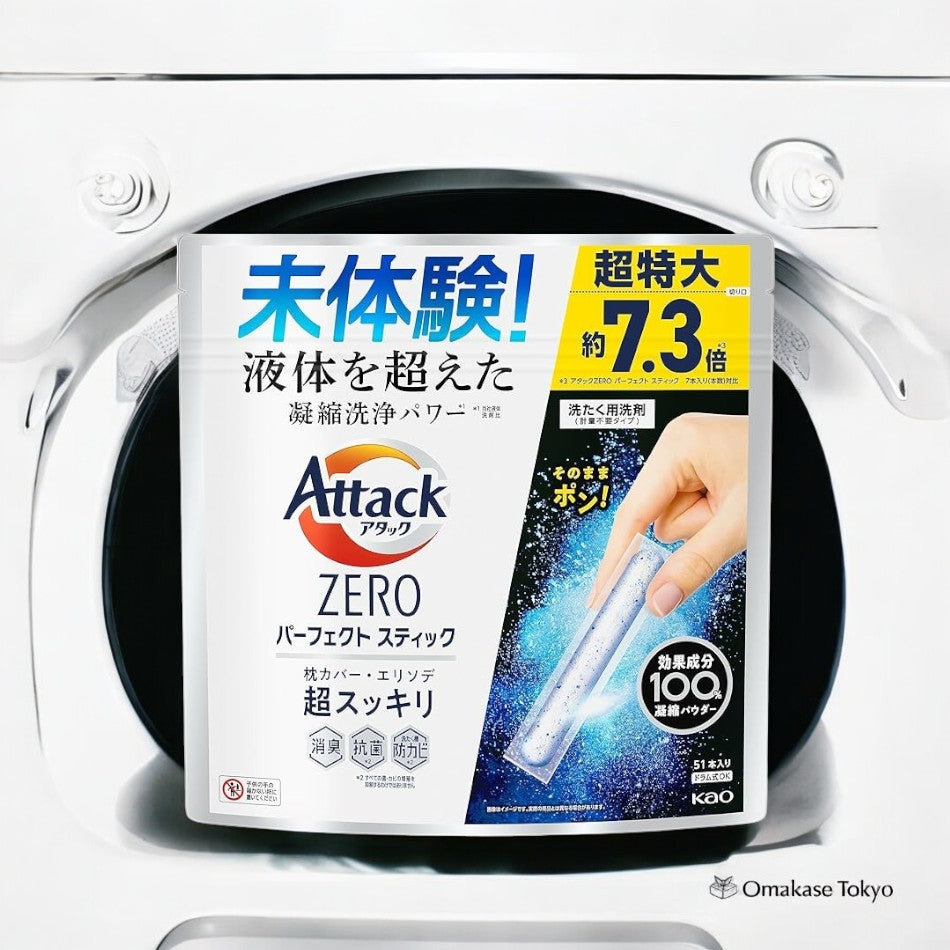Détergent Attack Zero Perfect Stick 51 paquets